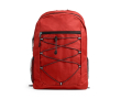 Sac à dos sportif en polyester 600D avec fermeture éclair avant couleur rouge