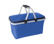 Panier pliable en polyester poignée en mousse EVA pour pique-nique couleur bleu ultramarine