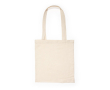 Tote bag fabriqué en coton avec poignées longues 105 g/m² couleur naturel