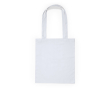 Tote bag en coton avec de longues poignées dans plusieurs couleurs couleur blanc