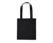 Tote bag en coton avec de longues poignées dans plusieurs couleurs couleur noir