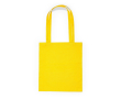 Tote bag en coton avec de longues poignées dans plusieurs couleurs couleur jaune