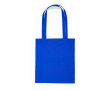 Tote bag en coton avec de longues poignées dans plusieurs couleurs couleur bleu roi