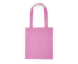 Tote bag en coton avec de longues poignées dans plusieurs couleurs couleur rose clair 