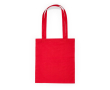Tote bag en coton avec de longues poignées dans plusieurs couleurs couleur rouge