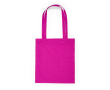 Tote bag en coton avec de longues poignées dans plusieurs couleurs couleur rose