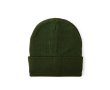 Bonnet en tricot extensible avec revers à personnaliser couleur vert