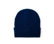 Bonnet en tricot extensible avec revers à personnaliser couleur bleu marine