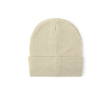 Bonnet en tricot extensible avec revers à personnaliser couleur naturel