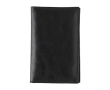 Portefeuille et porte-cartes en cuir de chèvre avec 3 compartiments couleur noir