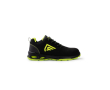 Chaussures de travail type sport avec embout en fibre Roly couleur jaune fluorescent