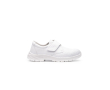 Chaussures de travail unisexes à velcro avec semelle antidérapante Roly Opal couleur blanc