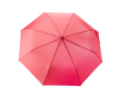 Parapluie pliant automatique à 8 panneaux avec poignée en bambou Ø97 couleur rouge