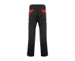 Pantalon long unisexe multipoches contrasté 250 g/m2 Roly Trooper couleur rouge