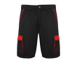 Bermuda de travail en polyester et coton 250 g/m² Roly Tahoe couleur rouge