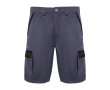 Bermuda de travail en polyester et coton 250 g/m² Roly Tahoe couleur noir