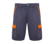 Bermuda de travail en polyester et coton 250 g/m² Roly Tahoe couleur orange
