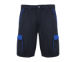 Bermuda de travail en polyester et coton 250 g/m² Roly Tahoe couleur bleu roi