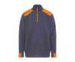 Pull de travail en coton et polyester 280 g/m² Roly Maverick couleur orange