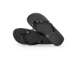 Tongs avec logo, semelle EVA et brides transparentes Pool couleur noir