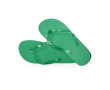 Tongs avec logo, semelle EVA et brides transparentes Pool couleur vert