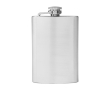 Flasque personnalisable en acier inoxydable avec bouchon à vis 100ml couleur argenté