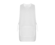 Tablier de travail unisexe réversible 195 g/m² Roly Arzak couleur blanc