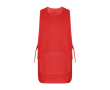 Tablier de travail unisexe réversible 195 g/m² Roly Arzak couleur rouge