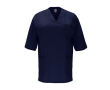 Blouse unisexe à manches courtes 160 g/m² Roly Panacea couleur bleu marine