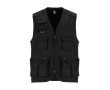 Gilet de travail multi-poches 200 g/m² Roly Venera couleur noir