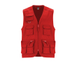 Gilet de travail multi-poches 200 g/m² Roly Venera couleur rouge