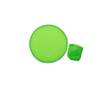 Frisbee pliable en polyester avec petite housse assortie couleur vert