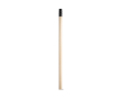 Crayon en bois naturel avec gomme, dureté HB couleur noir