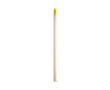 Crayon en bois naturel avec gomme, dureté HB couleur jaune