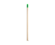 Crayon en bois naturel avec gomme, dureté HB couleur vert