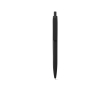 Stylo en plastique avec grand clip et finition brillante, encre bleue couleur noir