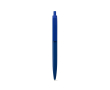 Stylo en plastique avec grand clip et finition brillante, encre bleue couleur bleu