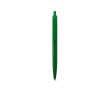 Stylo en plastique avec grand clip et finition brillante, encre bleue couleur vert