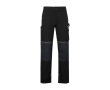 Pantalon de travail multi-poches 260 g/m² Roly Wall couleur noir