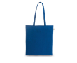 Sac de courses en coton recyclé et polyester 150 g/m² couleur bleu roi