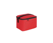 Sac isotherme en polyester recyclé avec bandoulière réglable 6L couleur rouge