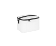 Sac isotherme en polyester recyclé avec bandoulière réglable 6L couleur blanc