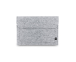 Housse en feutre recyclé avec compartiment pour ordinateur 14\" couleur gris clair