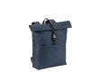Sac à dos polyvalent avec fermeture roulante pour ordinateur 17,3\" couleur bleu