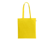 Sac de courses en coton biologique avec longues anses 140 g/m² couleur jaune
