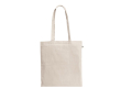 Sac naturel en coton recyclé et polyester avec anses 150 g/m² couleur naturel
