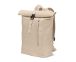 Sac à dos roll-top avec fermeture supérieure et poches 17L 380 g/m² couleur naturel