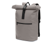 Sac à dos roll-top pour ordinateur en cuir synthétique 15 L 16\" couleur gris