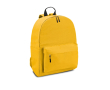 Sac à dos avec poche sur le devant et bretelles rembourrées couleur jaune