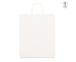 Grand sac en carton blanc couleur blanc